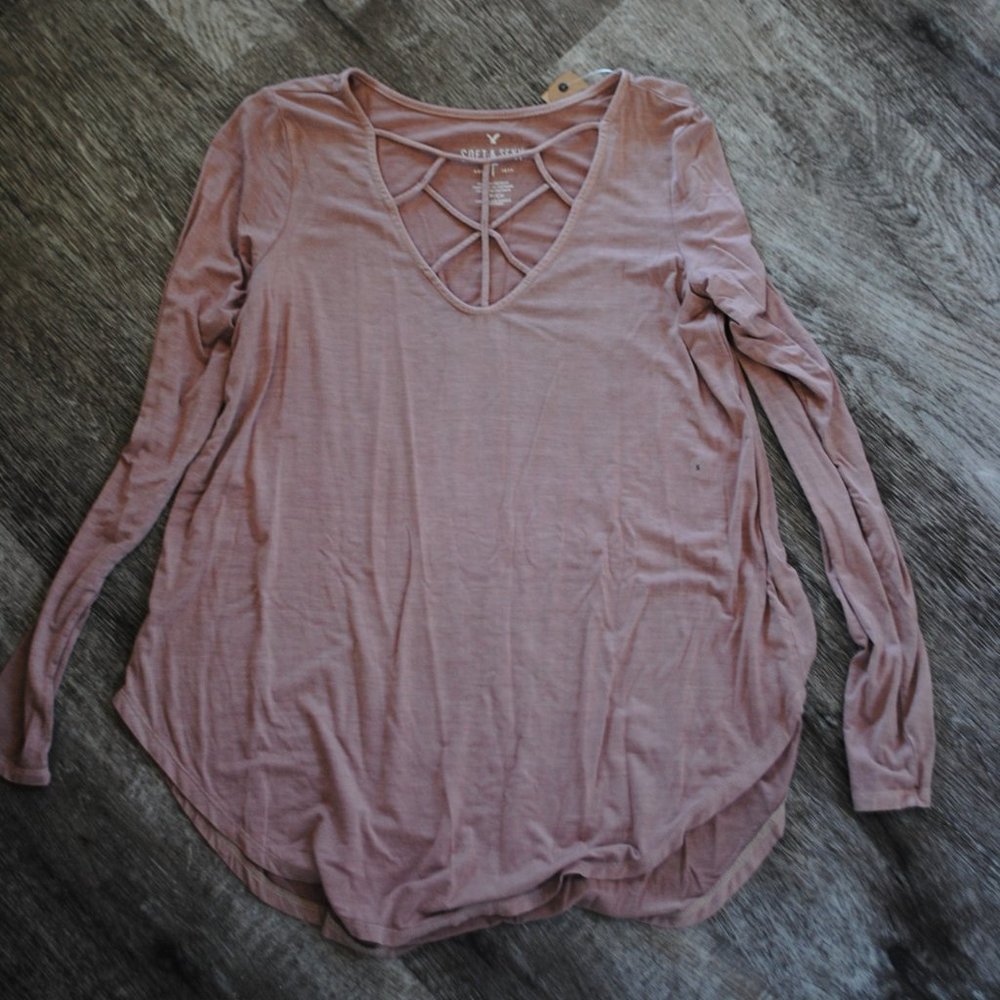 Light Pink Long Sleeve Shirt